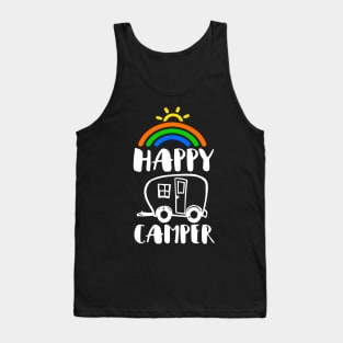 'Rainbow RV Happy Camper' Amazing Rainbows Gift Tank Top